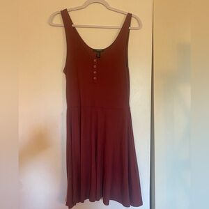 Ribbed red mini dress forever 21 xl